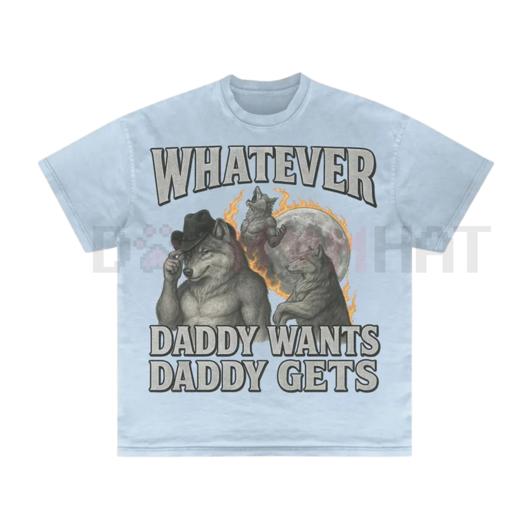 Edgy Viral Slogan T-Shirt – Unisex Dark Humor Werewolf Meme Cringe Apparel
