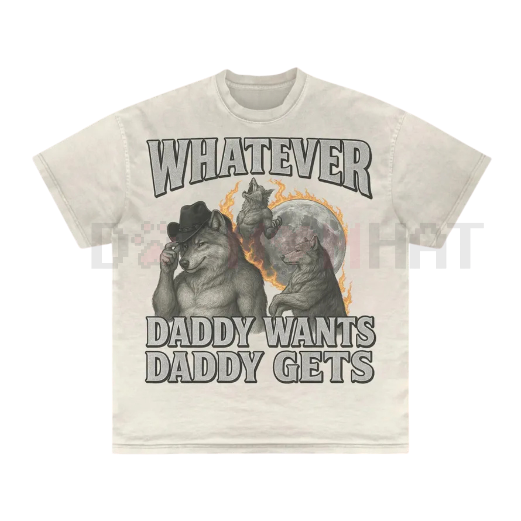 Edgy Viral Slogan T-Shirt – Unisex Dark Humor Werewolf Meme Cringe Apparel